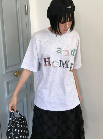 HOME APPLIQUE TEE